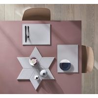 Set de table réversible 30 x 40 cm gris/blanc - Visuel 0